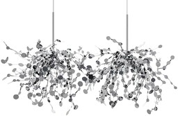 Monete Chromowana - King Home - lampa wisząca