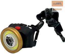 LAMPA NA GŁOWĘ LED COB 2W+ LED 1W