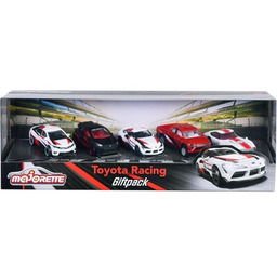 MAJORETTE Zestaw pojazdów Toyota Racing (5 sztuk)