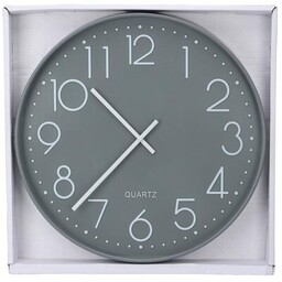 EXCELLENT HOUSEWERE Zegar ścienny Glass 50 cm Szary