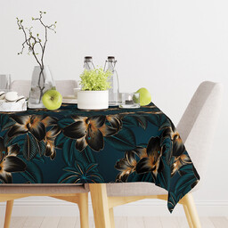 Obrus z nadrukiem w lilie OM01-12 Mariall