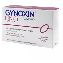 GYNOXIN UNO 600mg INPHARM, 1kaps. dopochwowa