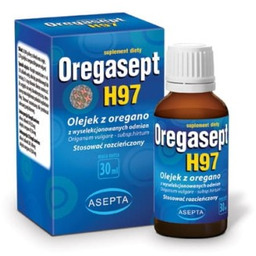 Oregasept H97 Olejek z oregano Krople, 30 ml
