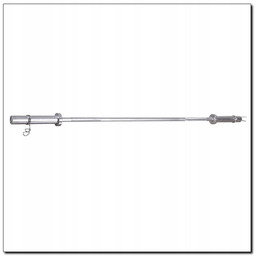 GOP120 (+zacisk) Gryf Prosty Olimpijski 7.9KG 1200MM Hms