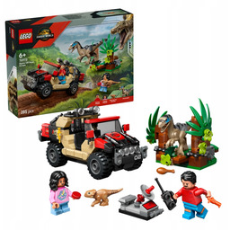 Lego Ucieczka terenówką przed raptorem 76972