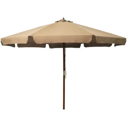 Edinos Okrągły parasol ogrodowy taupe T4-W93