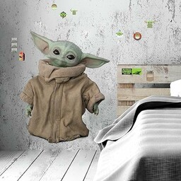 RoomMates RMK4456GM The Mandalorian: Baby Yoda Grogu The