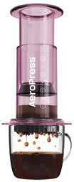 Zaparzacz do kawy AeroPress Clear - Różowy