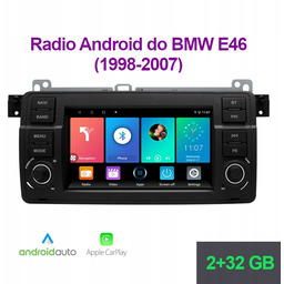 Radio Android Bmw E46 2+32 Gb Android Auto