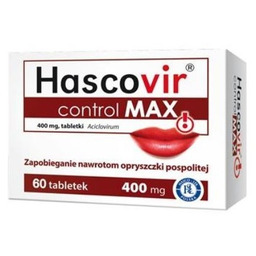 Hascovir control MAX 400 mg, 60 tabletek