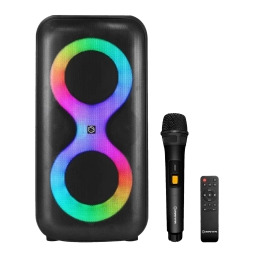 Manta SPK0401B100 ERIS 100W Bluetooth Mikrofon Karaoke Czarny