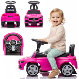 Jeździk Pchacz Chodzik Dla Dzieci Mercedes C-Class Różowy