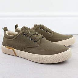 Trampki męskie tekstylne khaki Big Star RR174064