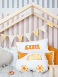 Bawełniana girlanda dekoracyjna "Miodowa krateczka"