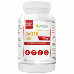 Wish CoQ10 Forte 100 mg, ubichinon + L-leucyna