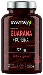 Essensey Guarana + Kofeina, 90 kapsułek