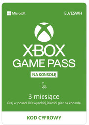 Xbox Game Pass 3 miesiące - Oficjalna dystrybucja