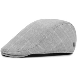 Lekki Kaszkiet Męski - Pako Jeans - Popielaty