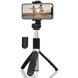 MEDIA-TECH Uchwyt selfie MT5542 Czarno-srebrny