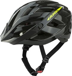 Alpina, kask rowerowy, Panoma 2.0 Black-Neon Yellow Gloss,