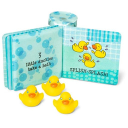 MELISSA Kaczuszki 3 sztuki + książeczka do kąpieli