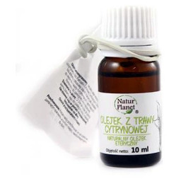 NaturPlanet, eteryczny olejek z trawy cytrynowej, 10ml
