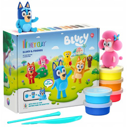 Hey Clay Kolorowa Masa Plastyczna Piankolina Bluey E73845