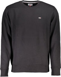 CZARNA BLUZA MĘSKA TOMMY HILFIGER BEZ ZAMKA
