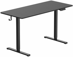 Elior Czarne elektryczne biurko ergonomiczne do pracy
