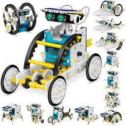 Robot Solarny 13W1 Pojazdy Solarne Roboty Kreatywny Zestaw