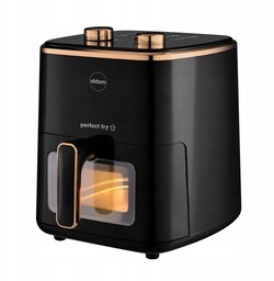 Mocna Frytkownica Beztłuszczowa Frytownica 1500W 5L Timer Okno
