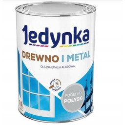 Jedynka Drewno i metal 5L Popielaty Połysk Emalia