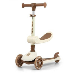 MILLY MALLY Hulajnoga dla dzieci Scooter Fuzzy Beżowy