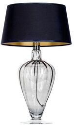 LAMPA STOŁOWA 4concepts Bristol Transparentna Czerń