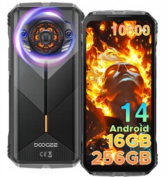 Doogee Spunk Telefon Android 14 6,58"FHD+ 16/256GB 10800mAh