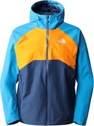 THE NORTH FACE Stratos kurtka Shady Blue-Cone Orange-Acoustic