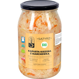 Kapusta kiszona z marchewką 800 g - Sątyrz