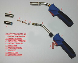 ZESTAW UCHWYTU PALNIKA MB-25