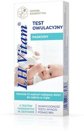 Test owulacyjny paskowy LH Vitam, 5 sztuk
