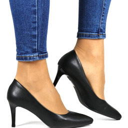 DAMSKIE CZÓŁENKA SZPILKI NA NISKIM OBCASIE SERGIO LEONE