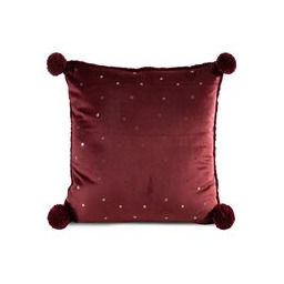 Eurofirany Poszewka świateczna 45x45 Chp 105 bordowa złota