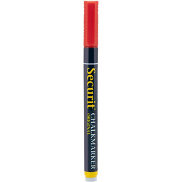 Securit SMA100-RD oryginalny płynny marker kredowy, czerwony, mała