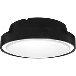 Plafon zewnętrzny IP65 PIR 2xE27 czarny z czujnikiem