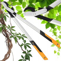 Fiskars Nożyce Dwuręczne Do Gałęzi Długi Sekator Nożycowy