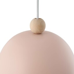 Nordlux Lampa wisząca Gaston, metalowy klosz, różowy