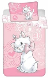 Bawełniana pościel dziecięca do łóżeczka Marie Cat 02,