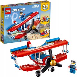 Lego Creator 31076 Samolot Kaskaderski 3w1 Łódź
