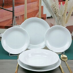 Chodzież Kamelia C000 Zestaw Serwis Obiadowy 36 Talerzy