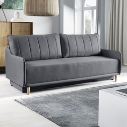 Sofa z funkcją spania MORIS Szary OUTLET