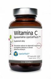 Kenay Witamina C liposomalna LipoCellTech  (60 kapsułek